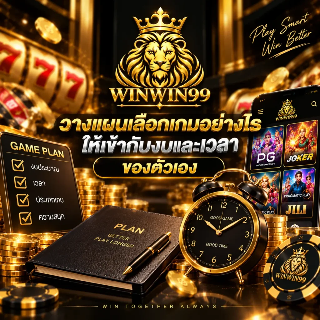 วางแผนเลือกเกมอย่างไรให้เข้ากับงบและเวลาของตัวเอง